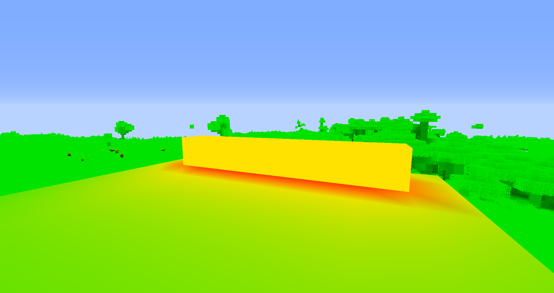 Lightmap visualised with better attenuation